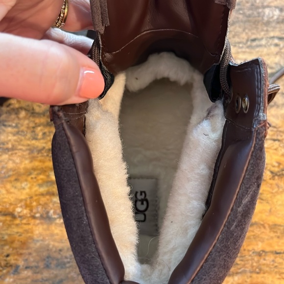 UGG Men’s Seton TL Boot 7-7.5 Brown Lace-up Waterproof Warm! - Picture 2 of 9